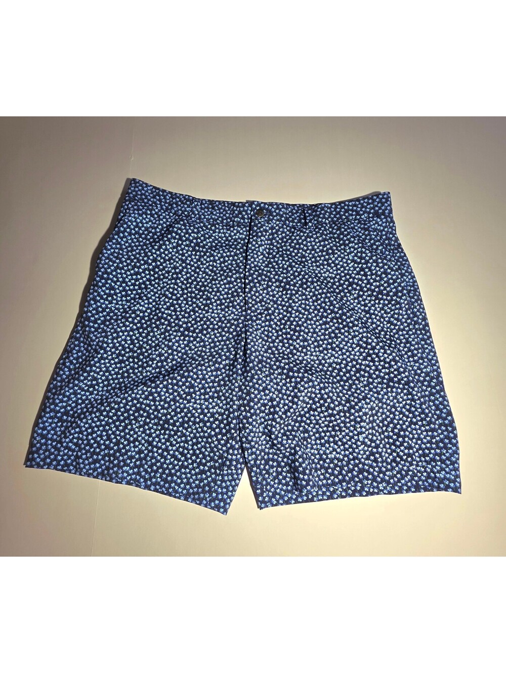 Men's Callaway Golf Blue Floral Patterned Shorts Size 36 Waist